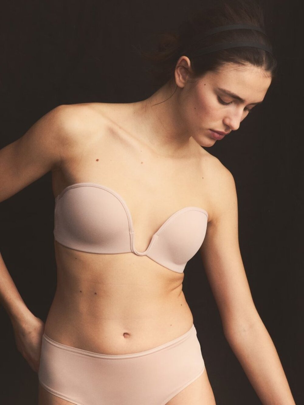 NWT H&M Soft-cup Push-up Plunge Balconette Bra 36B
